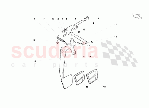 Part Diagram for Lamborghini N110051