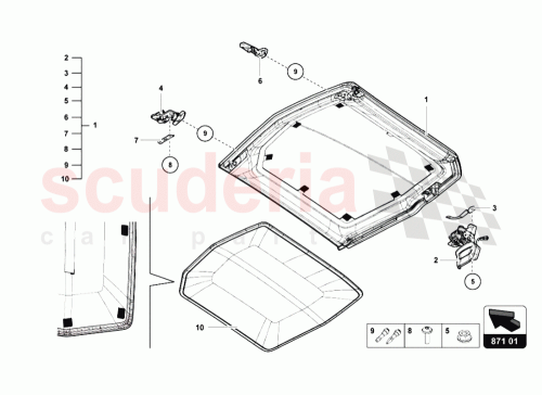 Part Diagram for Lamborghini 475817105H