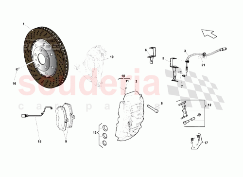 Part Diagram for Lamborghini 420615302D