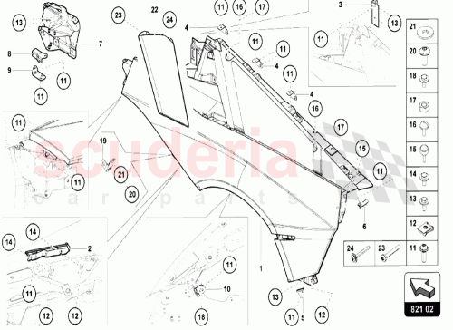 Part Diagram for Lamborghini 470854959K