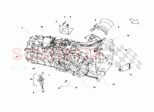 Part Diagram for Lamborghini N90630501