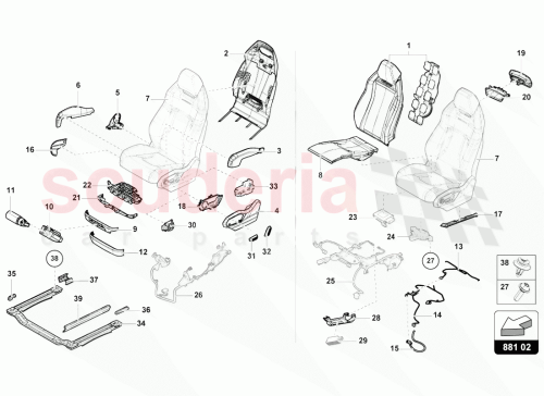 Part Diagram for Lamborghini 4K0959818