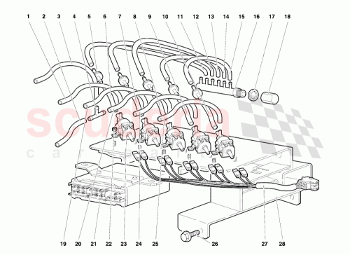 Part Diagram for Lamborghini 008401008