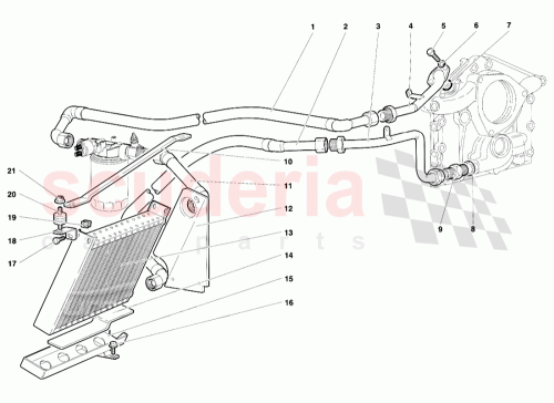 Part Diagram for Lamborghini 001535078