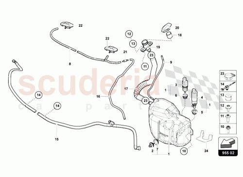 Part Diagram for Lamborghini 7M0919376