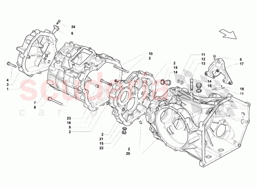 Part Diagram for Lamborghini 086301051B