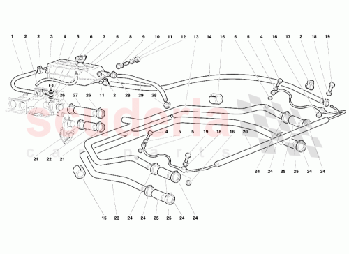 Part Diagram for Lamborghini 001733424