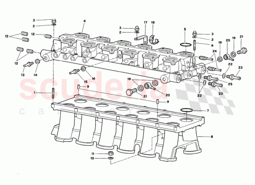Part Diagram for Lamborghini 0013004561
