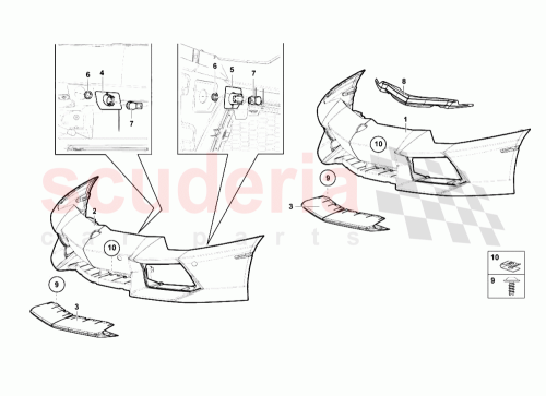 Part Diagram for Lamborghini 470807103B