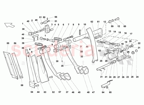 Part Diagram for Lamborghini 413721321B