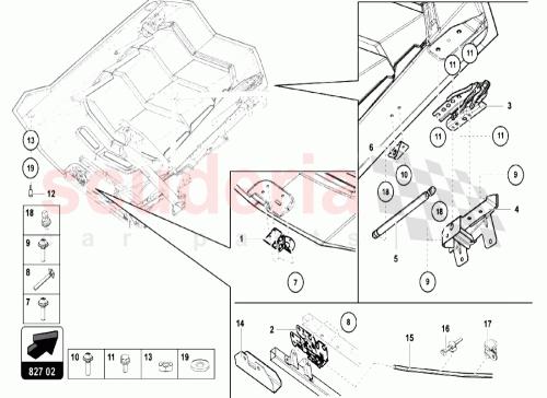 Part Diagram for Lamborghini 470827393D