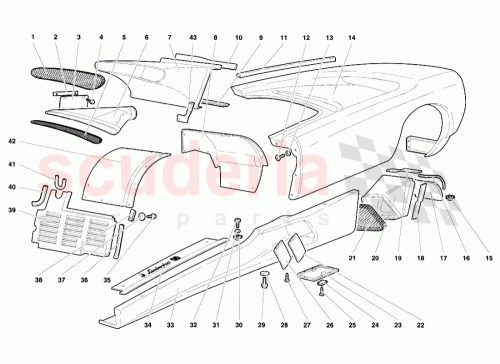 Part Diagram for Lamborghini 009458373