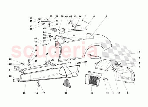 Part Diagram for Lamborghini 410810985