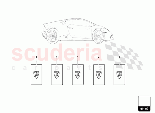 Part Diagram for Lamborghini 4T8012715AC
