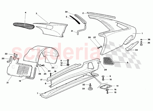 Part Diagram for Lamborghini 008931416