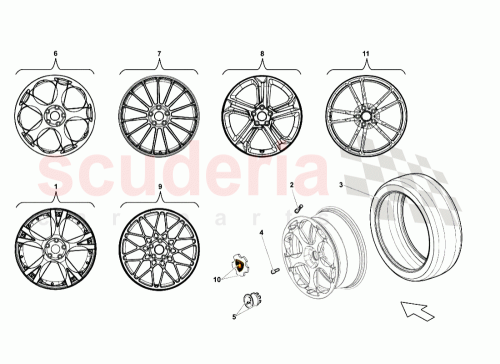 Part Diagram for Lamborghini 0R1400589