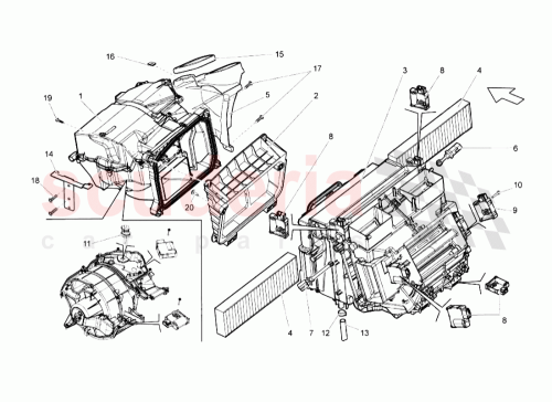 Part Diagram for Lamborghini 4F0820115F