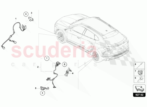 Part Diagram for Lamborghini 4M0972251E