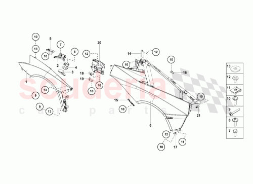 Part Diagram for Lamborghini 470853588