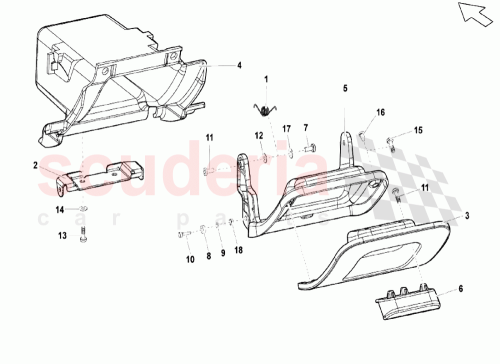 Part Diagram for Lamborghini 402858414B