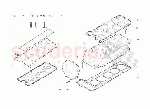 Part Diagram for Lamborghini 07L103908A