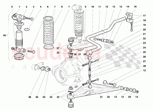 Part Diagram for Lamborghini 005133038