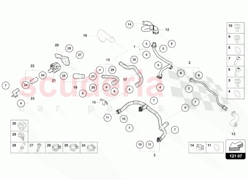 Part Diagram for Lamborghini N90925001