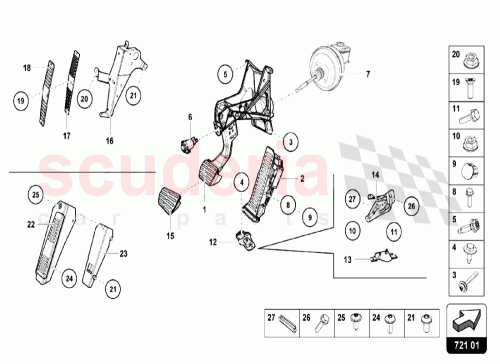 Part Diagram for Lamborghini 4T1864775E