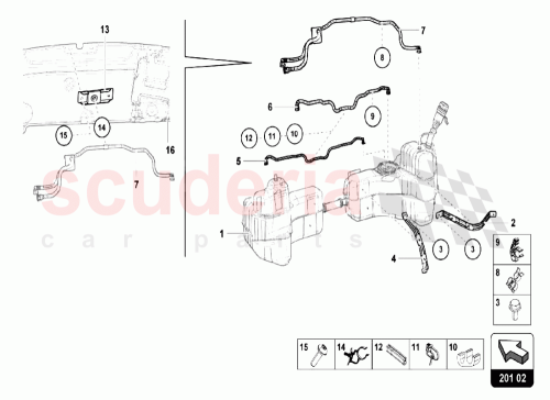 Part Diagram for Lamborghini 4S0201250