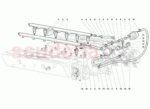 Part Diagram for Lamborghini 002032514