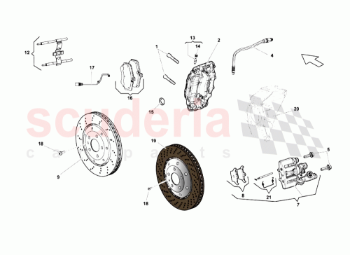 Part Diagram for Lamborghini 400615406R