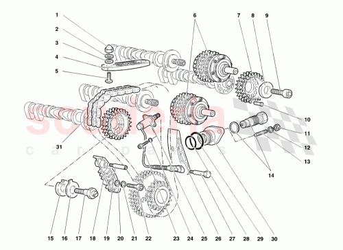Part Diagram for Lamborghini 0012001138