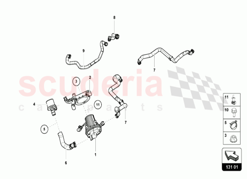 Part Diagram for Lamborghini 420906321