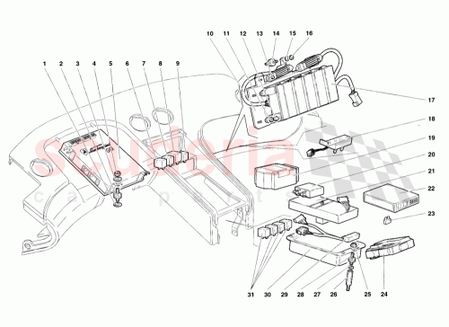 Part Diagram for Lamborghini 0020001497