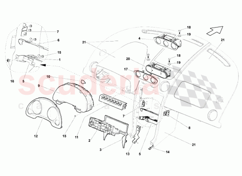 Part Diagram for Lamborghini 400920900M