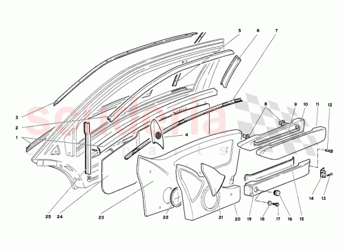 Part Diagram for Lamborghini 0072007246