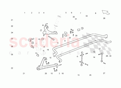 Part Diagram for Lamborghini 400407750A