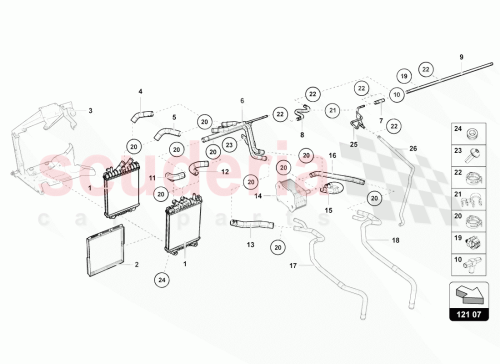 Part Diagram for Lamborghini 470121049A