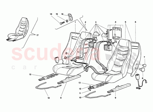 Part Diagram for Lamborghini 008101075