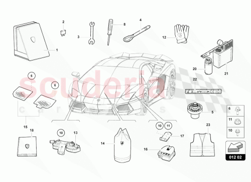 Part Diagram for Lamborghini 470864519D
