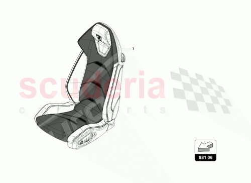 Part Diagram for Lamborghini 4T7881012AP002