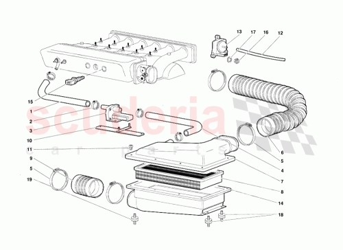 Part Diagram for Lamborghini 001331380
