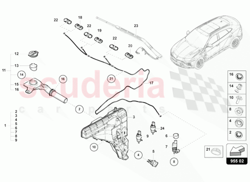 Part Diagram for Lamborghini N91141501