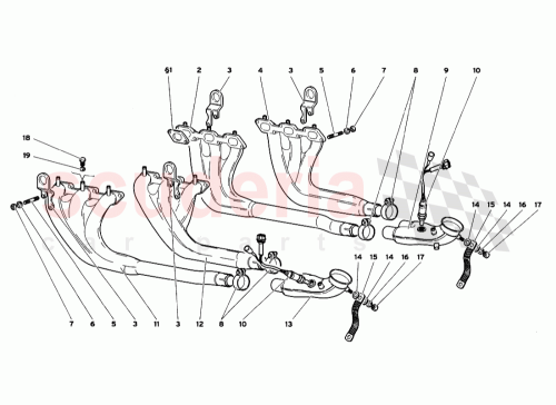 Part Diagram for Lamborghini 0044004541