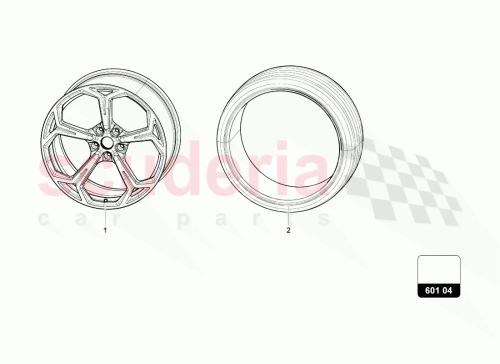 Part Diagram for Lamborghini 4ML601303H