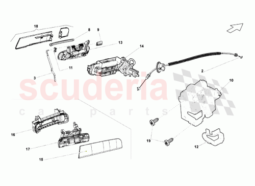 Part Diagram for Lamborghini 4B0837109B
