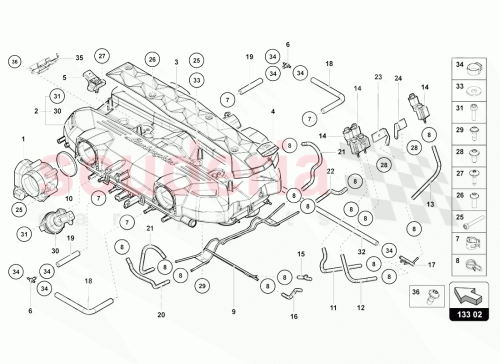 Part Diagram for Lamborghini 470133794