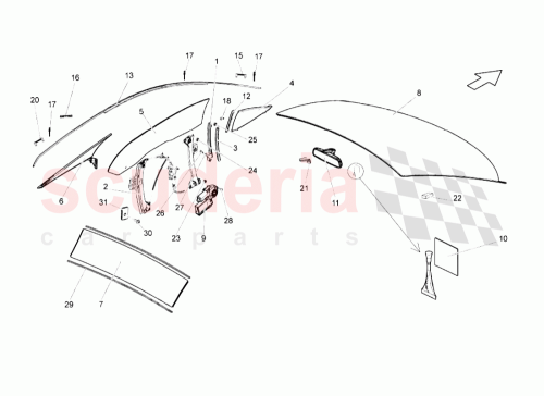 Part Diagram for Lamborghini 400853929A