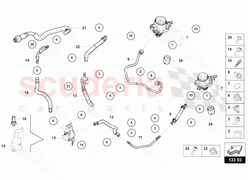 Part Diagram for Lamborghini 07L127509CK