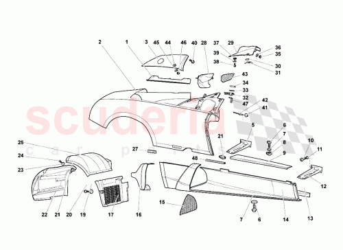 Part Diagram for Lamborghini WHT003066